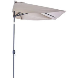 Umbrela de soare Naterial Arkea 262x135cm (Beige) Thumb