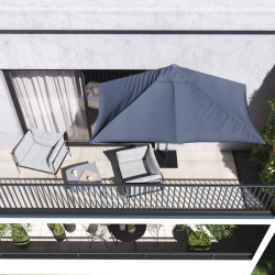 Зонт от солнца Naterial Arkea 262x135cm (Grey) Thumb