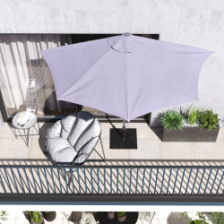 Зонт от солнца Naterial Arkea 268x135cm (Light Gray) Thumb