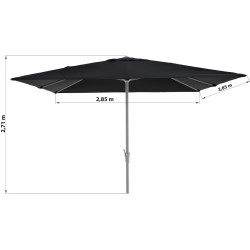 Зонт от солнца Naterial Aura 285x285cm (Anthracite) Thumb