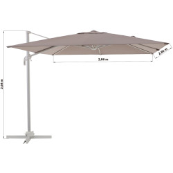 Зонт от солнца Naterial Aura 286x286cm (Beige) Thumb