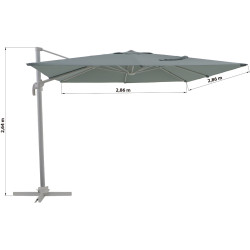 Зонт от солнца Naterial Aura 286x286cm (Light Green) Thumb