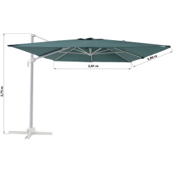 Umbrela de soare Naterial Aura 390x281cm (Green) Thumb
