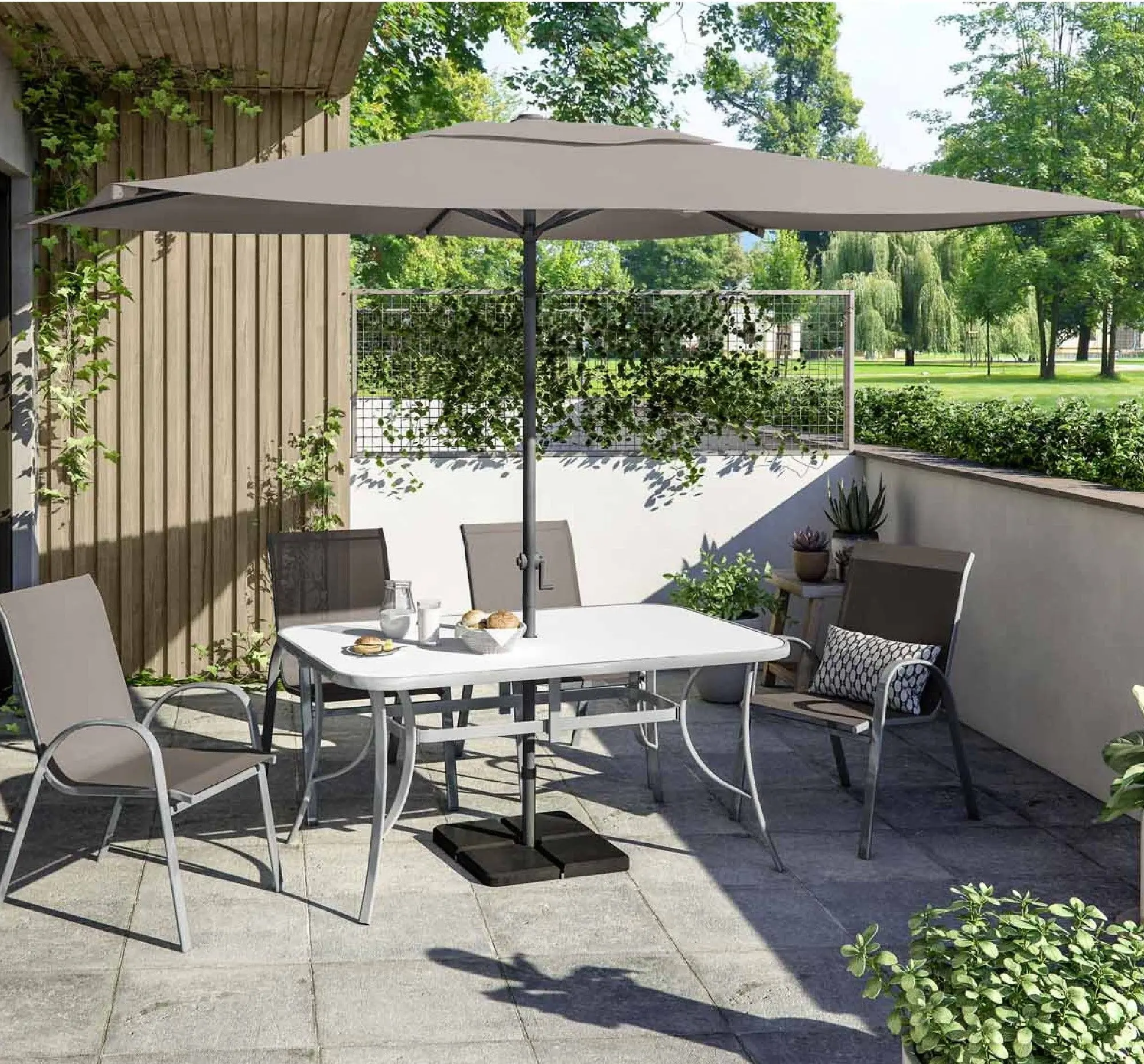 Umbrela de soare Naterial Polar 300x194cm (Beige) - 7