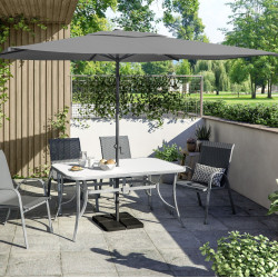 Umbrela de soare Naterial Polar 300x194cm (Grey) Thumb