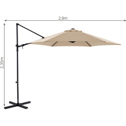 Зонт от солнца Naterial Polar II 290cm (Taupe) Thumb