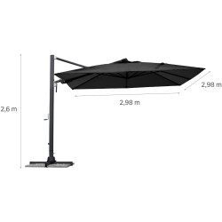 Зонт от солнца Naterial Sombra 298cm (Anthracite) Thumb