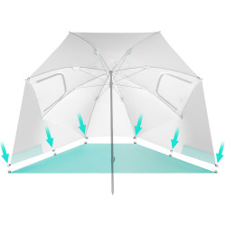 Umbrela de plaja Nils NC17114 (Green Light) Thumb