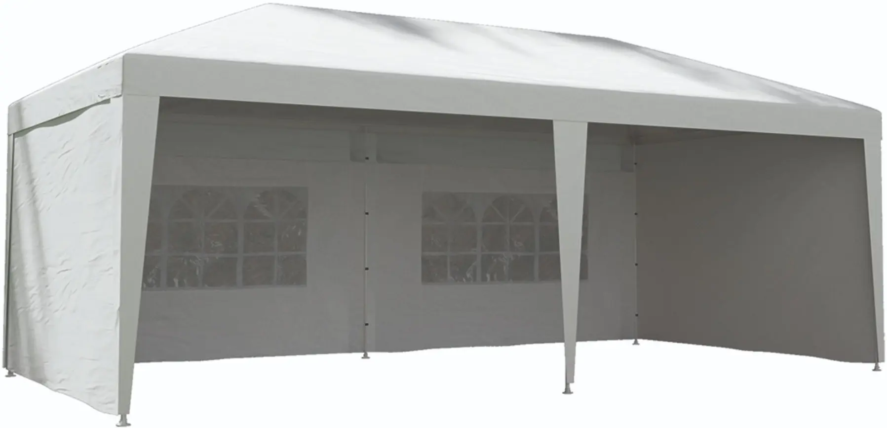 Садовый павильон Bruma 5.95x2.95m (White) - 2