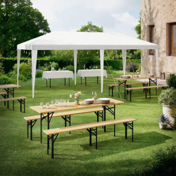 Садовый павильон Bruma 5.95x2.95m (White) Thumb