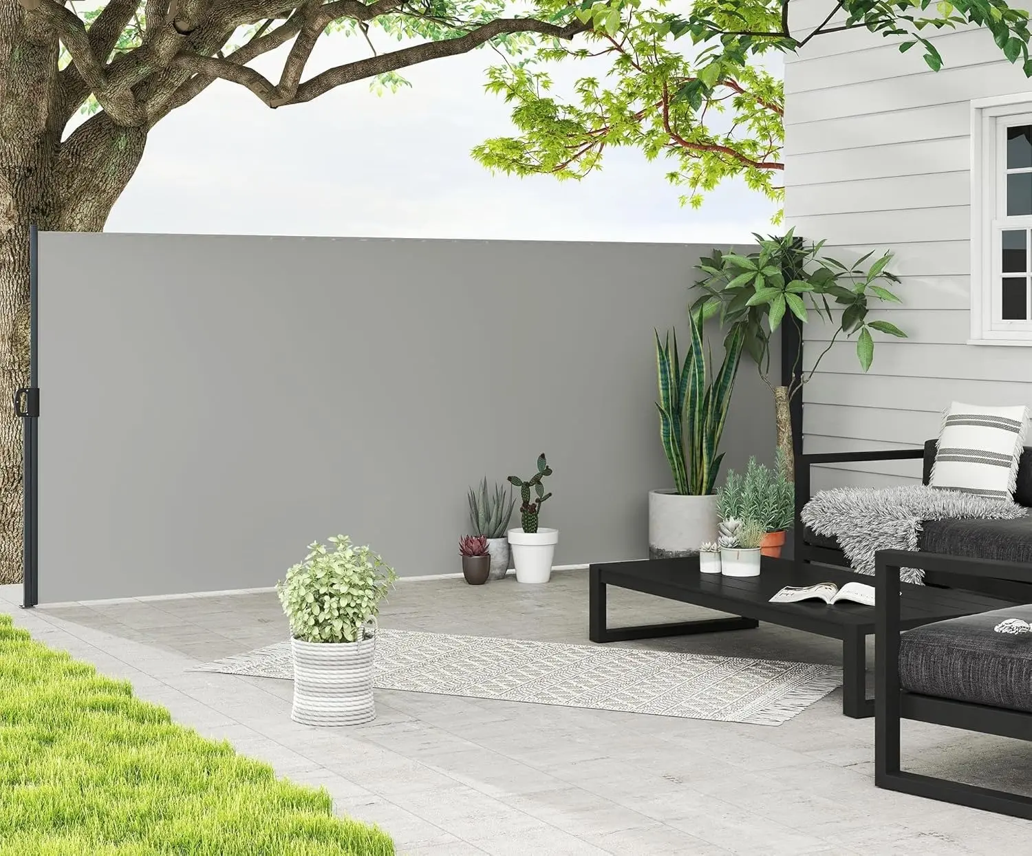 Боковая маркиза Outsunny 840-258V01LG (Light Grey) - 3