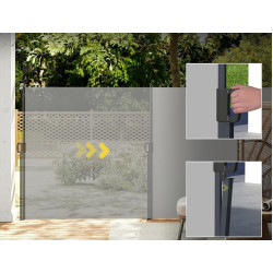 Боковая маркиза Outsunny 840-258V01LG (Light Grey) Thumb