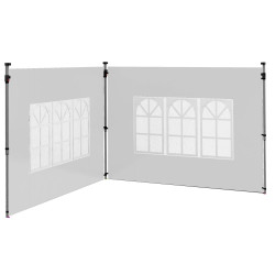 Боковая стена для садового павильона Outsunny 84C-458V00WT (White) Thumb