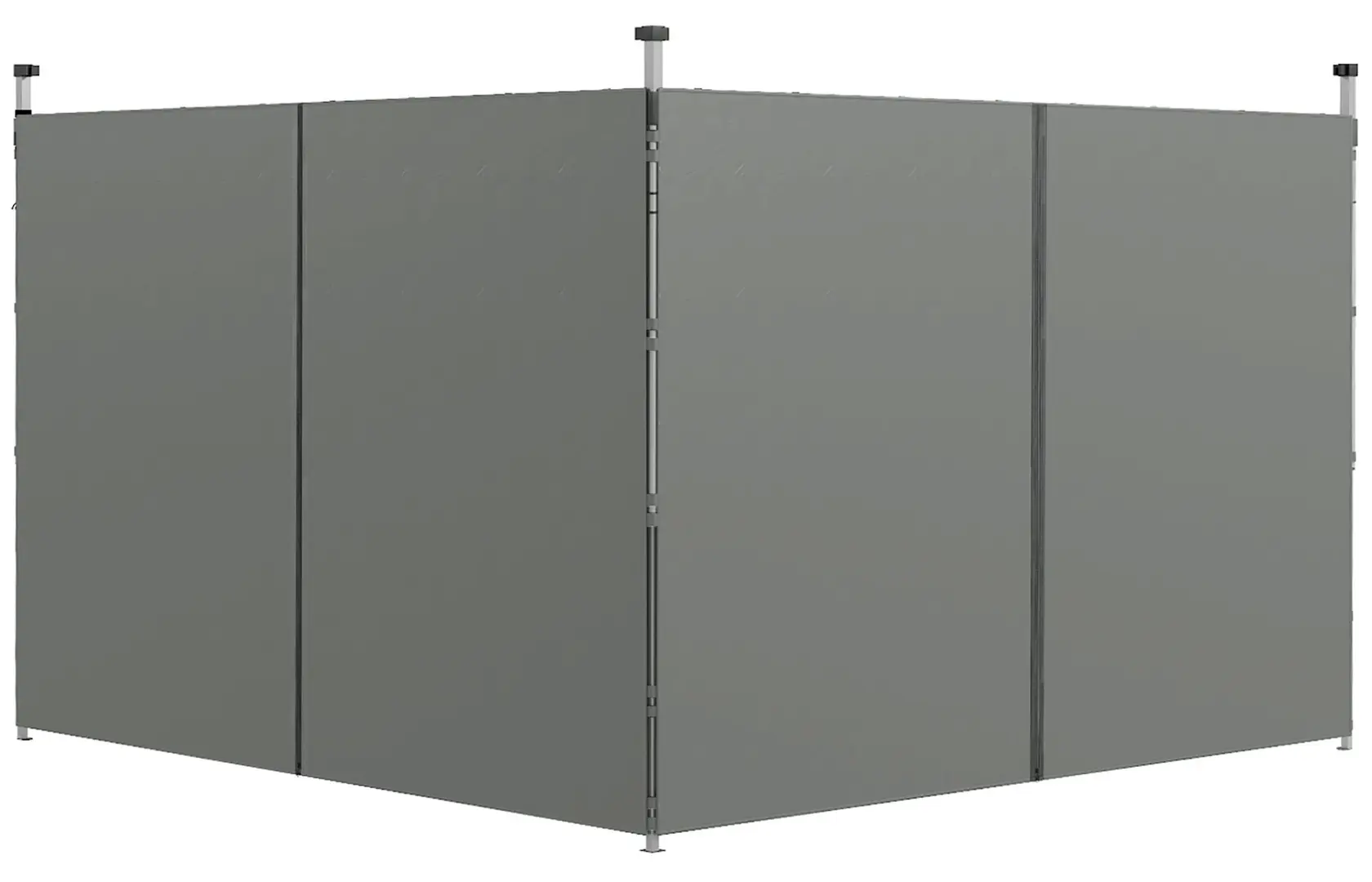 Боковая стена для садового павильона Outsunny 84C-493V00CG (Dark Grey)