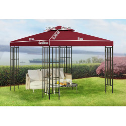 Acoperis pentru pavilion de gradina Outsunny 84C-059 3x3 (Red) Thumb