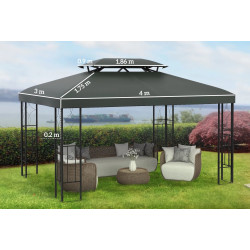 Acoperis pentru pavilion de gradina Outsunny 84C-102CG 4x3 (Grey) Thumb