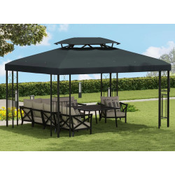 Крыша для для садового павильона Outsunny 84C-102GY 4x3 (Grey) Thumb