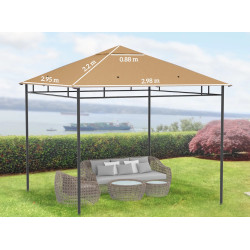 Acoperis pentru pavilion de gradina Outsunny 84C-141BG 298x295 (Beige) Thumb