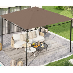 Acoperis pentru pavilion de gradina Outsunny 84C-141CF 3x3 (Brown) Thumb