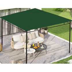 Acoperis pentru pavilion de gradina Outsunny 84C-141GN 3x3 (Green) Thumb