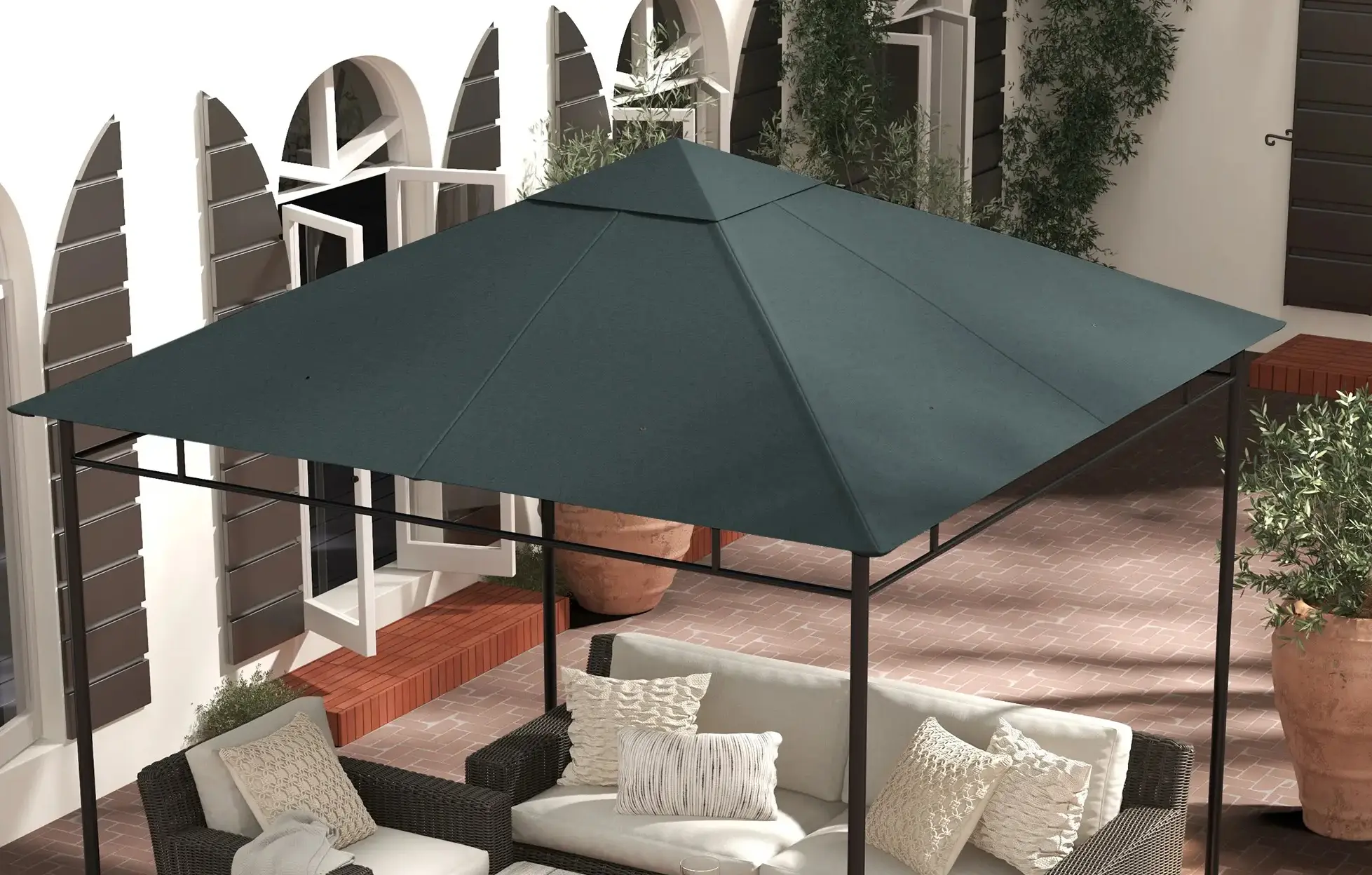 Acoperis pentru pavilion de gradina Outsunny 84C-141GY (Grey) - 2