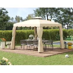 Крыша для для садового павильона Outsunny 84C-357V00BG 3x3 (Beige) Thumb