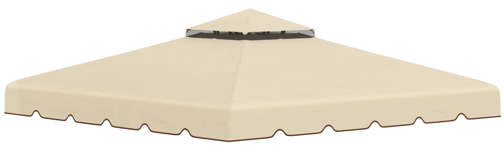 Крыша для для садового павильона Outsunny 84C-357V00BG 3x3 (Beige)