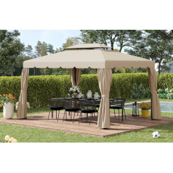 Acoperis pentru pavilion de gradina Outsunny 84C-357V01BG 3x4 (Beige) Thumb