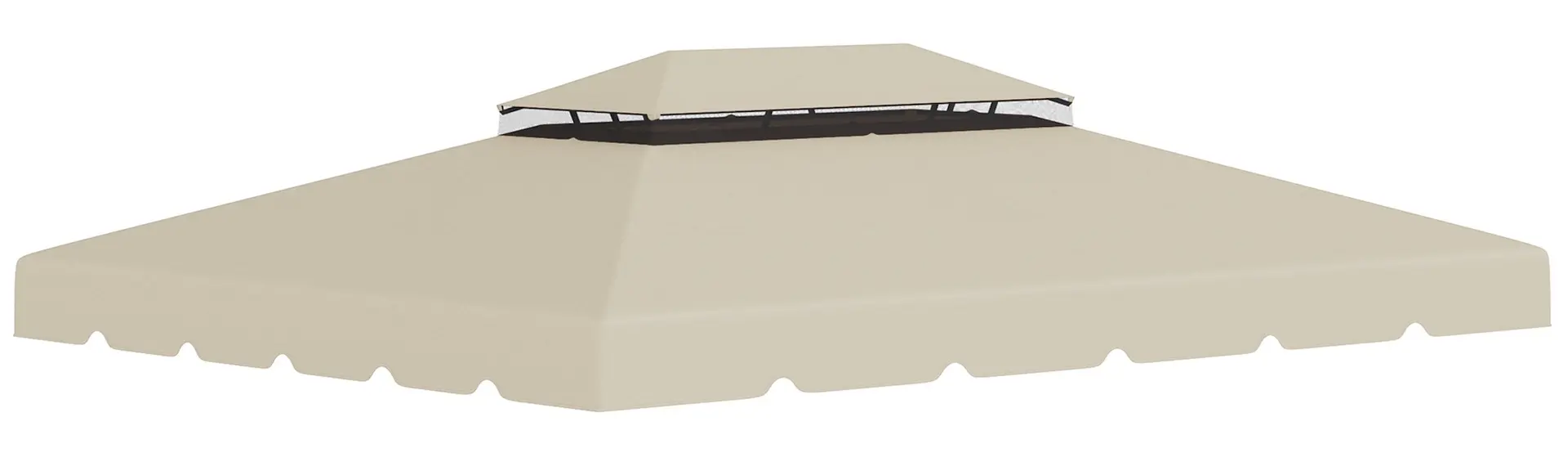 Acoperis pentru pavilion de gradina Outsunny 84C-357V01BG 3x4 (Beige)