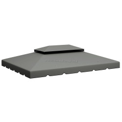 Acoperis pentru pavilion de gradina Outsunny 84C-357V01LG 4x3 (Light Grey)