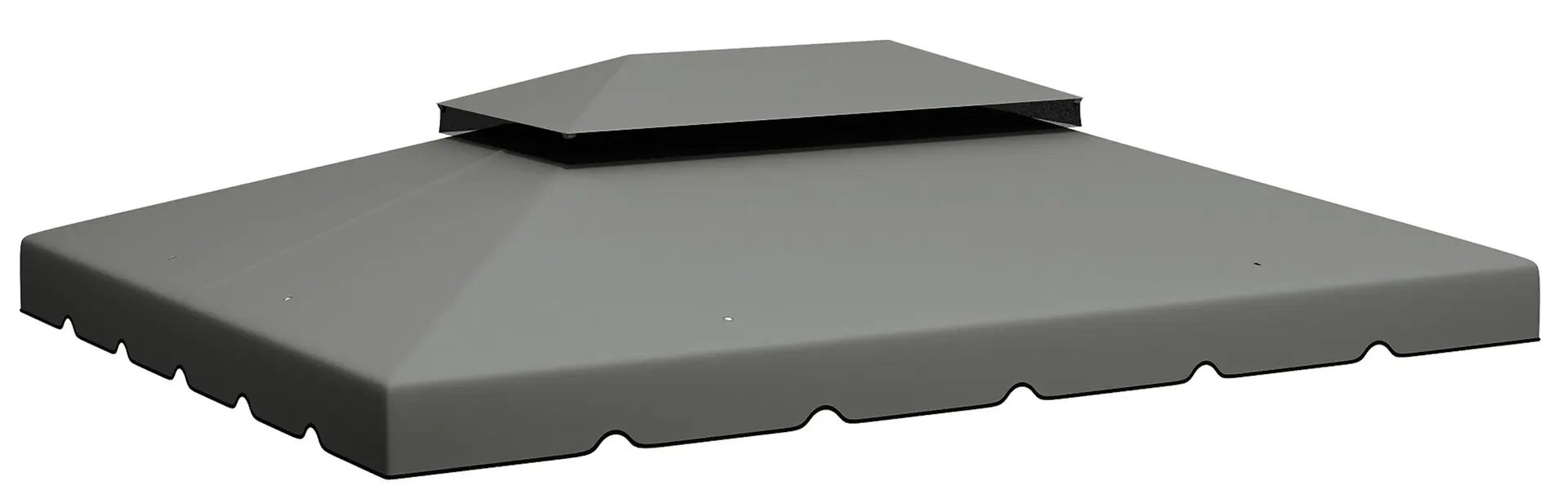 Acoperis pentru pavilion de gradina Outsunny 84C-357V01LG 4x3 (Light Grey)