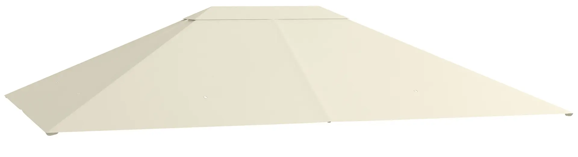 Крыша для для садового павильона Outsunny 84C-487V00CW 3x4 (Cream)