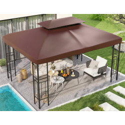 Крыша для для садового павильона Outsunny 84C-535V00CF 4x3 (Brown) Thumb