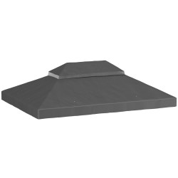 Крыша для для садового павильона Outsunny 84C-535V00CG 3x4 (Dark Grey) Thumb