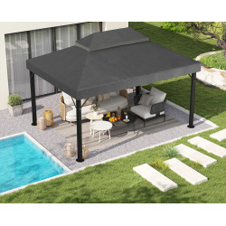 Крыша для для садового павильона Outsunny 84C-535V00CG 3x4 (Dark Grey) Thumb