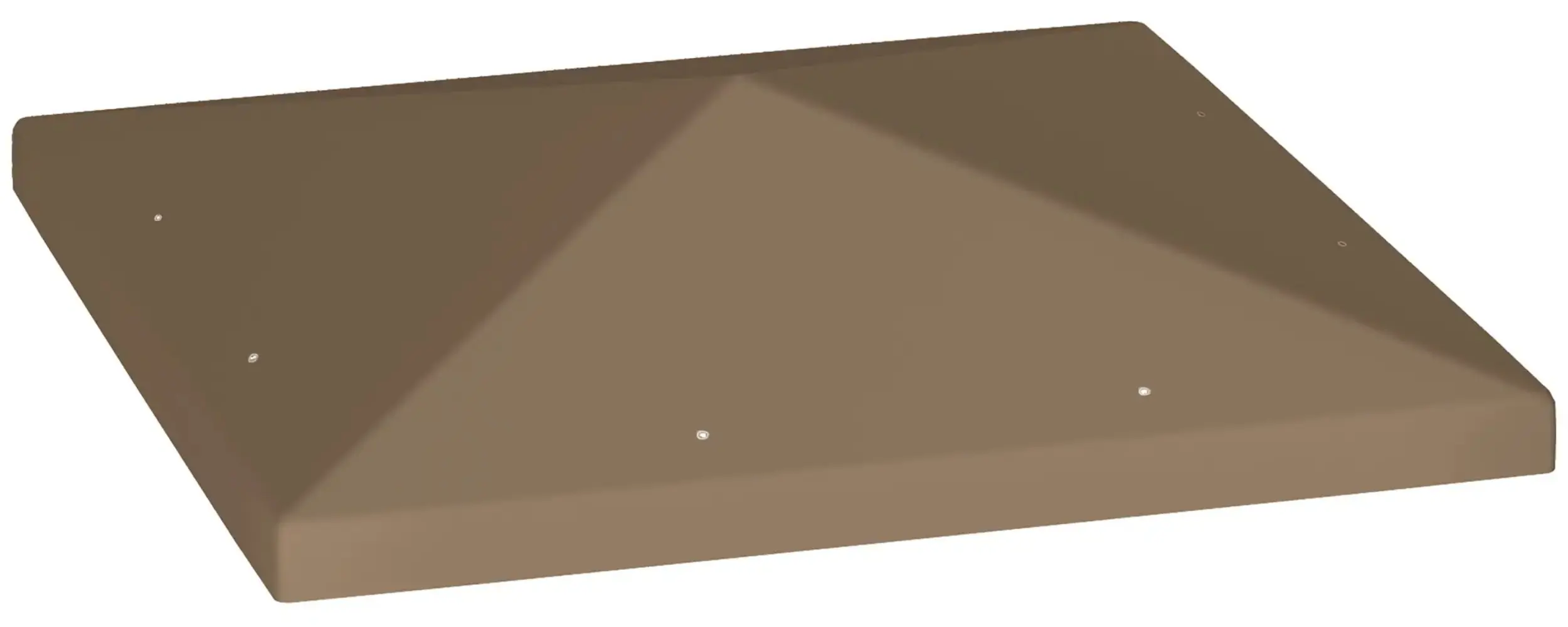 Крыша для для садового павильона Outsunny 84C-536V00BN 3x3 (Brown) - 2