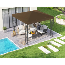 Крыша для для садового павильона Outsunny 84C-536V00BN 3x3 (Brown) Thumb