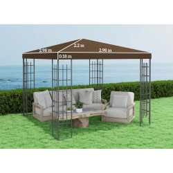 Крыша для для садового павильона Outsunny 84C-536V00BN 3x3 (Brown) Thumb