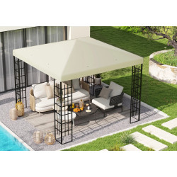 Acoperis pentru pavilion de gradina Outsunny 84C-536V00CW 3x3 (Cream) Thumb