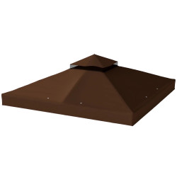 Acoperis pentru pavilion de gradina Outsunny 84C-542V00CF 3x3 (Brown) Thumb