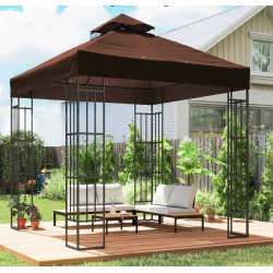 Acoperis pentru pavilion de gradina Outsunny 84C-542V00CF 3x3 (Brown) Thumb