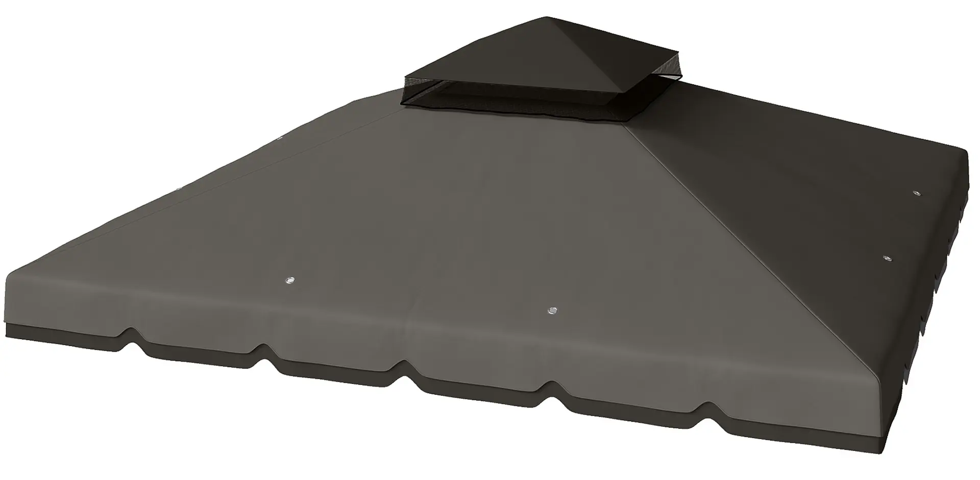 Acoperis pentru pavilion de gradina Outsunny 84C-741V00GY 3x3 (Dark Grey/Light Grey)