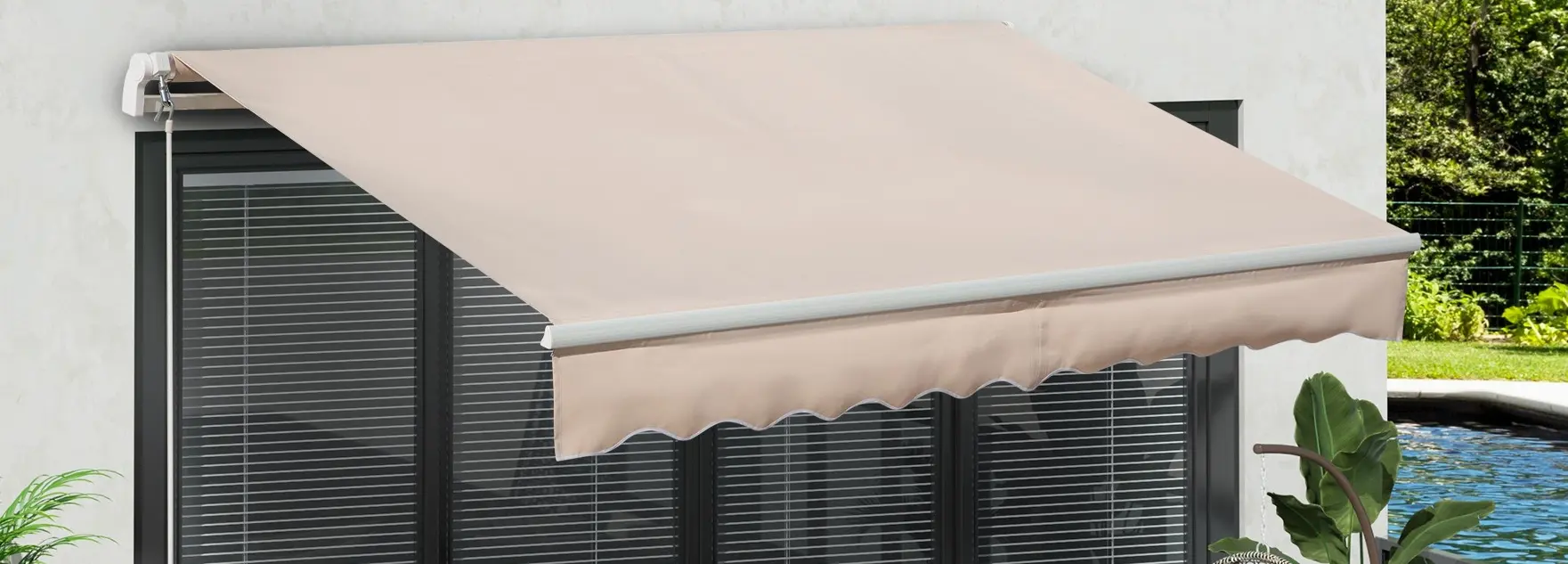 Copertina Outsunny 840-149V00BG (Beige) - 5