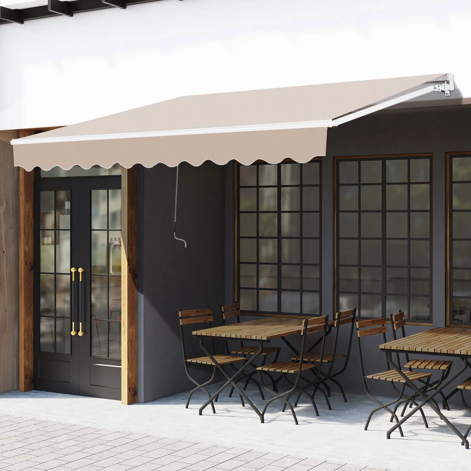 Copertina Outsunny 840-149V00BG (Beige) - 6