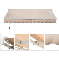 Copertina Outsunny 840-149V00BG (Beige) Thumb