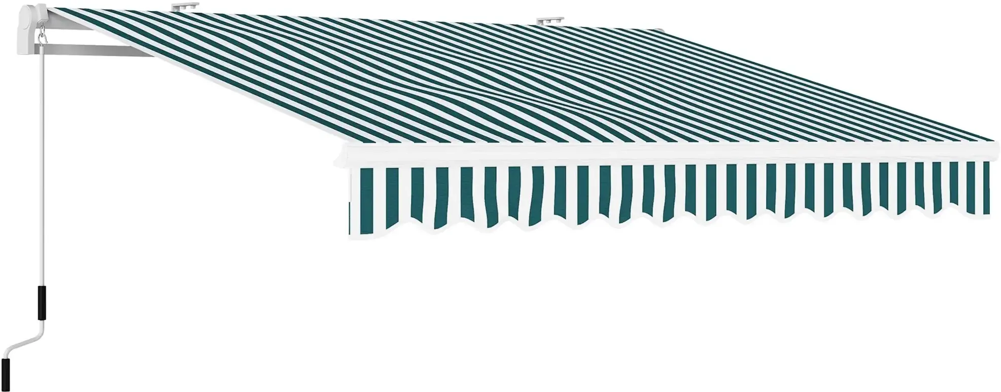 Copertina Outsunny 840-151YG (White/Green) - 2