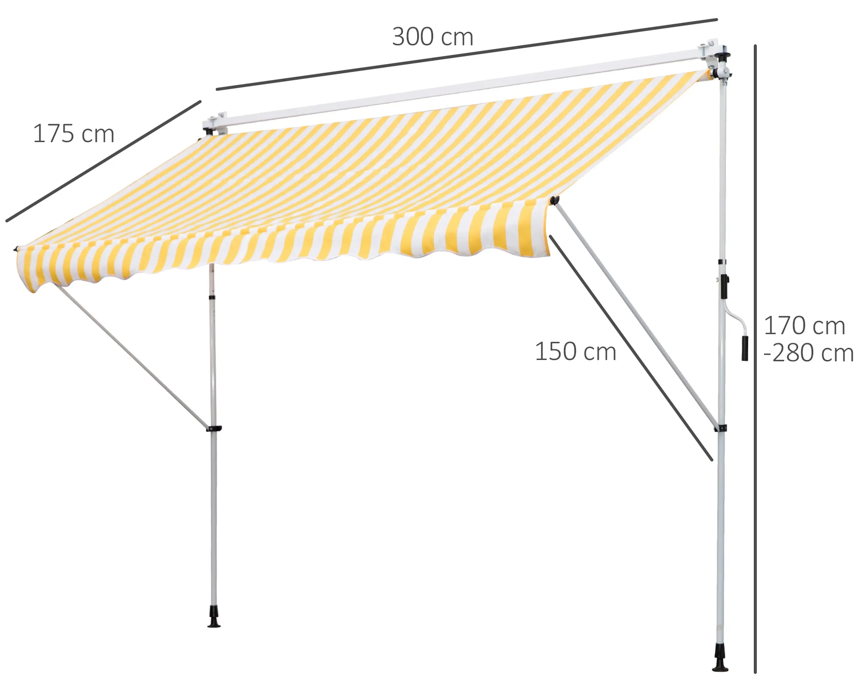 Copertina Outsunny 840-183YL (Yellow) - 4
