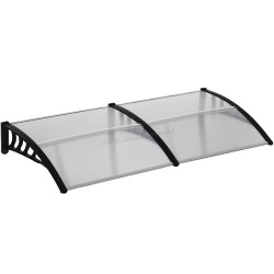 Copertina Outsunny B70-058V02CR (Transparent/Black)