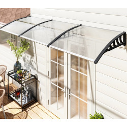 Copertina Outsunny B70-058V03CR (Transparent/Black)