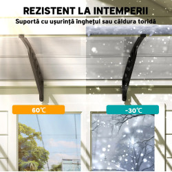 Copertina Outsunny B70-058V03CR (Transparent/Black) Thumb